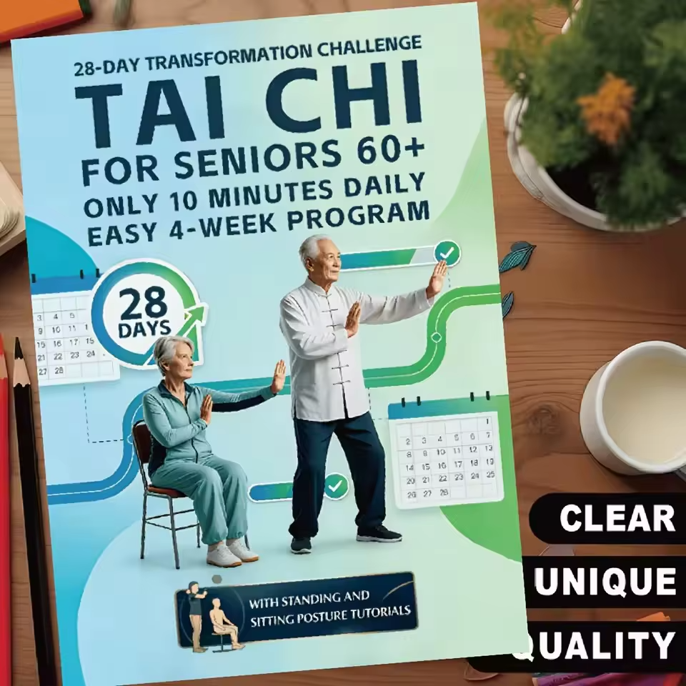 Fitness and Nutrition Books: 7 Powerful Reads for Long-Term Health 8 Tai Chi Fitness Manual Book for Seniors and Beginners Protects Joints and Strengthens Muscles